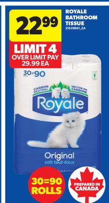 ROYALE BATHROOM TISSUE