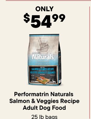 Performatrin Naturals Salmon & Veggies Recipe Adult Dog Food