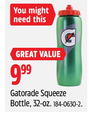 Gatorade Squeeze Bottle