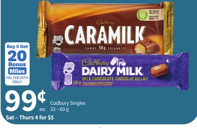 Cadbury Singles