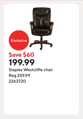 Staples Westcliffe chair