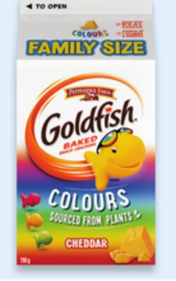 Goldfish family size crackers