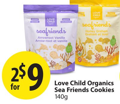 Love Child Organics Sea Friends Cookies
