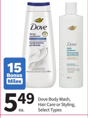 Dove Body Wash Hair Care