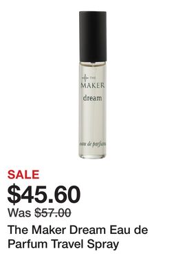 The Maker Dream Eau de Parfum Travel Spray