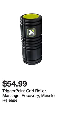 TriggerPoint Grid Roller, Massage, Recovery, Muscle Release