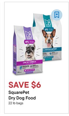Square Pet Dry Dog Food