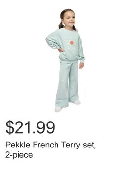 Pekkle French Terry set, 2-piece