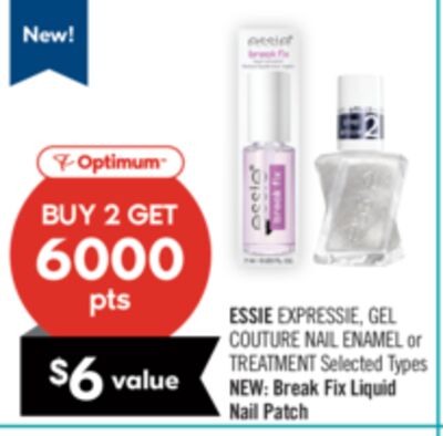 ESSIE EXPRESSIE, GEL COUTURE NAIL ENAMEL or TREATMENT