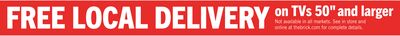 FREE LOCAL DELIVERY