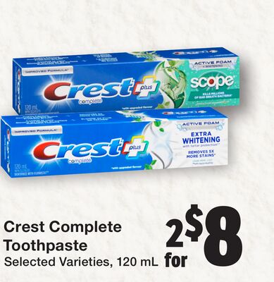 Crest Complete Toothpaste