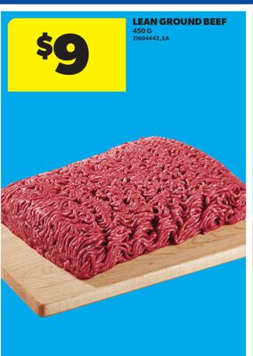 LEAN GROUND BEEF, 450 G