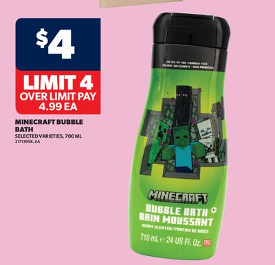 MINECRAFT BUBBLE BATH, 700 ML