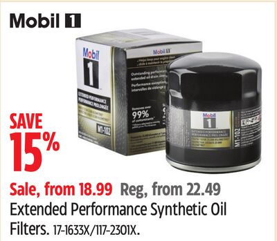 Mobil 1 Extended Performance Synthetic Oil Filters
