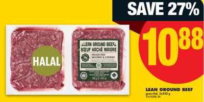 LEAN GROUND BEEF, 2x450 g
