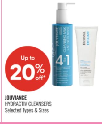JOUVIANCE HYDRACTIV CLEANSERS