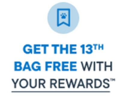 Your Rewards Get the 13th Bag FREE