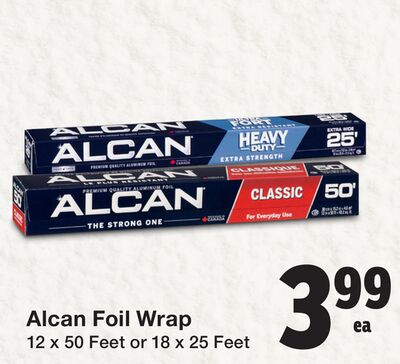 Alcan Foil Wrap