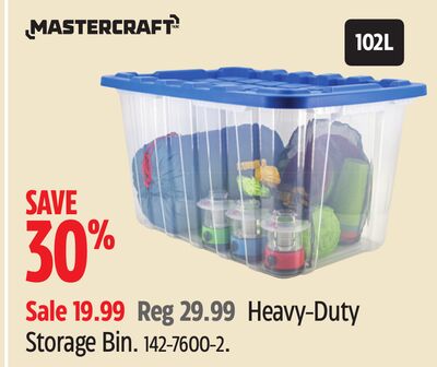 Mastercraft Heavy-Duty Storage Bin