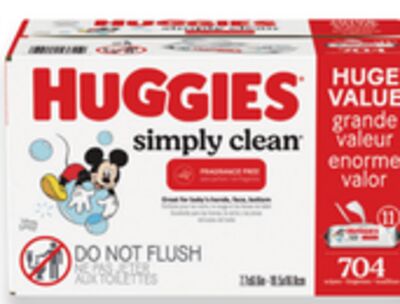 Huggies 10x wipes
