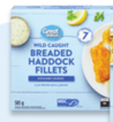 Great value breaded fish fillets