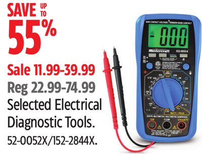 Mastercraft Selected Electrical Diagnostic Tools.