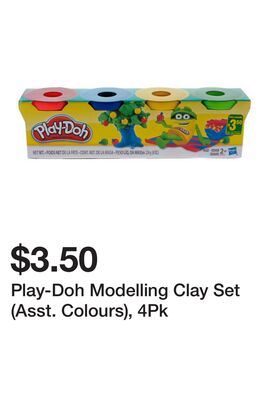 Play-Doh Modelling Clay Set (Asst. Colours), 4Pk