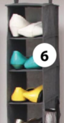 BALSE Small 6-tier hanging shelf