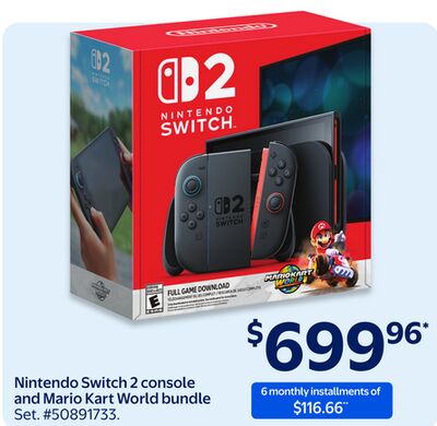 Nintendo Switch 2 console and Mario Kart World bundle