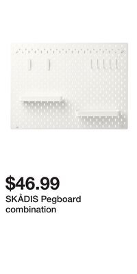 SKÅDIS Pegboard combination
