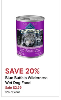 Blue Buffalo wilderness Wet Dog Food