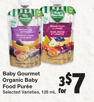 Baby Gourmet Organic Baby Food Purée