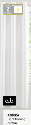 Rebeka Light filtering curtain