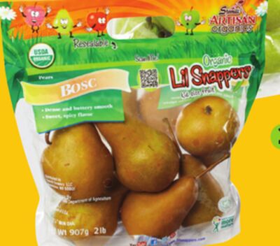Lil Snappers Organic Pears