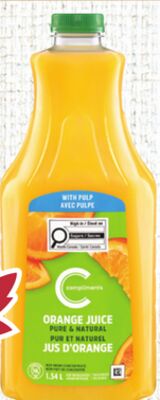 Compliments Pure Orange Juice