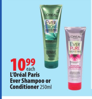 L' Oréal Paris Ever Shampoo or Conditioner
