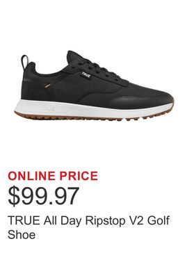 TRUE All Day Ripstop V2 Golf Shoe