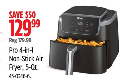 Ninja® Pro 4-in-1 Non-Stick Air Fryer, 5-Qt
