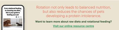 Want to learn more about raw diets and rotational feeding?