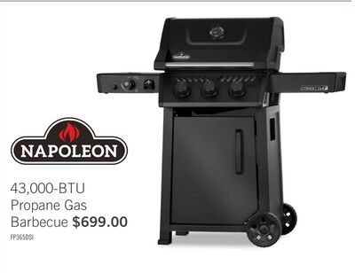 Napoleon 365 43,000-BTU Propane Gass BBQ with Infrared Side Burner - FP365DSIBPMK-1