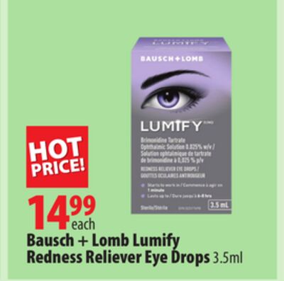Bausch + Lomb Lumify Redness Reliever Eye Drops