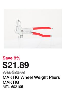 MAKTIG Wheel Weight Pliers