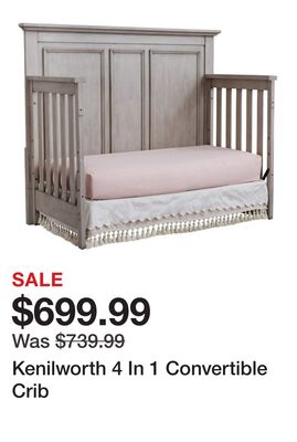 Kenilworth 4 In 1 Convertible Crib