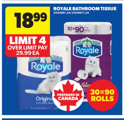 ROYALE BATHROOM TISSUE