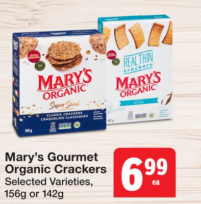 Mary's Gourmet Organic Crackers