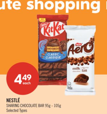 NESTLÉ SHARING CHOCOLATE BAR