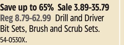 Drill and Driver Bit Sets