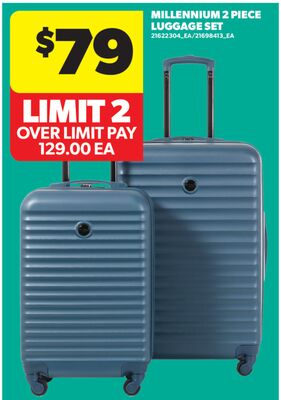 MILLENNIUM 2 PIECE LUGGAGE SET