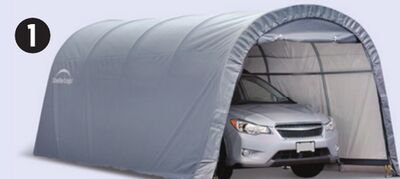 ShelterLogic Waterproof RoundTop® Shelter