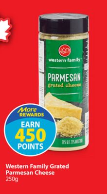 Western Family Grated Parmesan Cheese